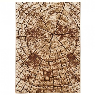 Teppich 70x130 cm LUKEN modern - beige / braun