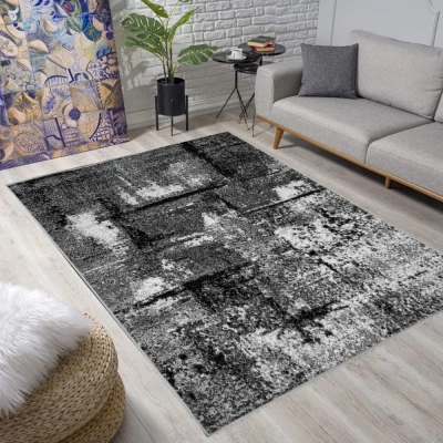 Teppich 200x300 cm LUKEN modern - grau