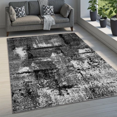 Teppich 140x190 cm LUKEN modern - grau