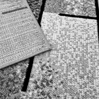 LUKEN rechteckiger Stückteppich 200x300 cm - grau