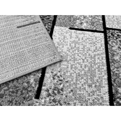 LUKEN rechteckiger Stückteppich 200x300 cm - grau