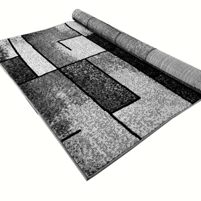 LUKEN rechteckiger Stückteppich 200x300 cm - grau