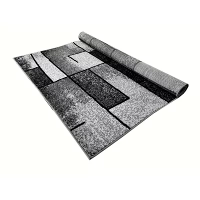 LUKEN rechteckiger Stückteppich 200x300 cm - grau
