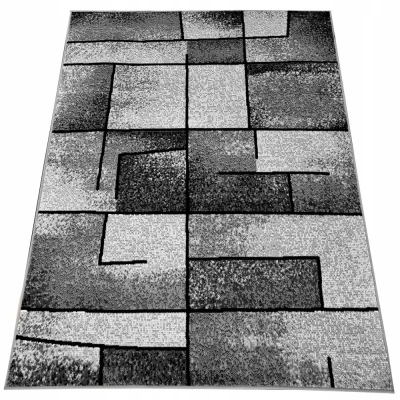 LUKEN rechteckiger Stückteppich 200x300 cm - grau