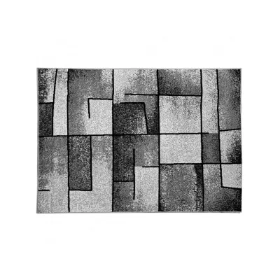 LUKEN rechteckiger Stückteppich 200x300 cm - grau
