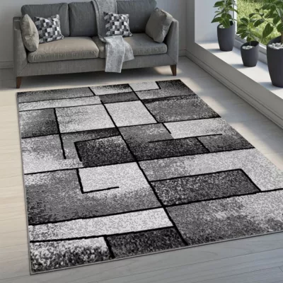 LUKEN rechteckiger Stückteppich 200x300 cm - grau