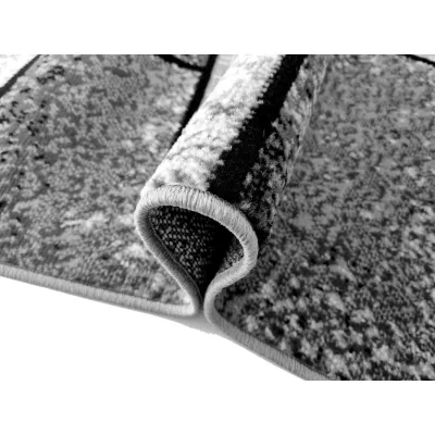 LUKEN rechteckiger Stückteppich 70x130 cm - grau