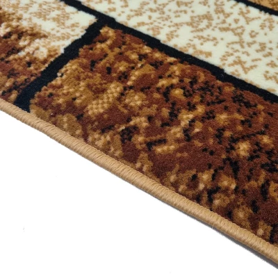 LUKEN rechteckiger Stückteppich 120x170 cm - beige