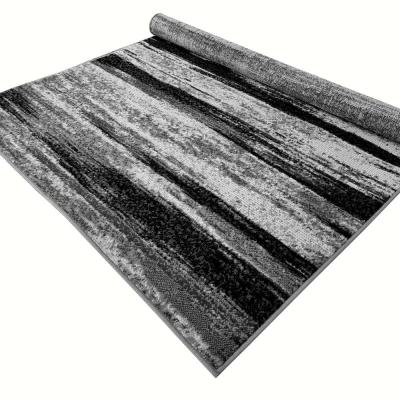 Teppich 300x400 cm LUKEN abstrakt - grau