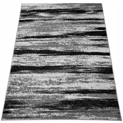 Teppich 300x400 cm LUKEN abstrakt - grau