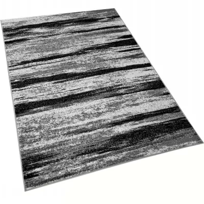 Teppich 300x400 cm LUKEN abstrakt - grau