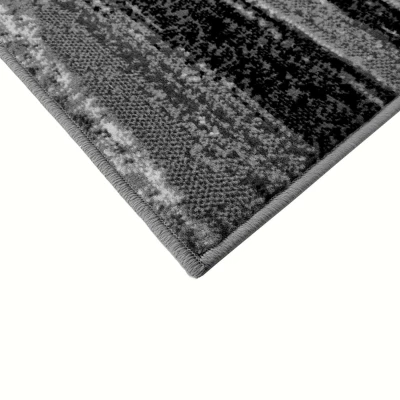 Teppich 250x350 cm LUKEN abstrakt - grau