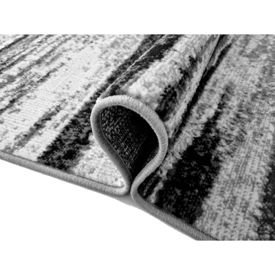 Teppich 80x150 cm LUKEN abstrakt - grau