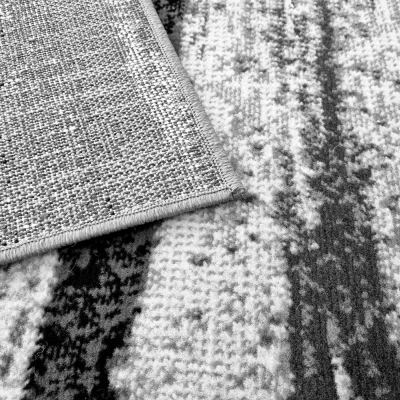 Teppich 80x150 cm LUKEN abstrakt - grau