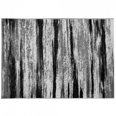 Teppich 80x150 cm LUKEN abstrakt - grau
