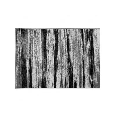 Teppich 80x150 cm LUKEN abstrakt - grau