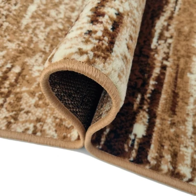 Teppich 200x300 cm LUKEN abstrakt - beige