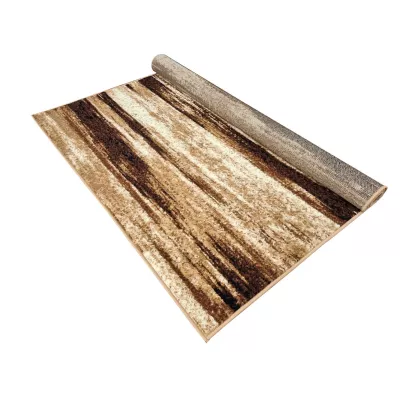 Teppich 200x300 cm LUKEN abstrakt - beige