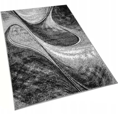Abstrakter Stückteppich 180x250 cm LUKEN - grau