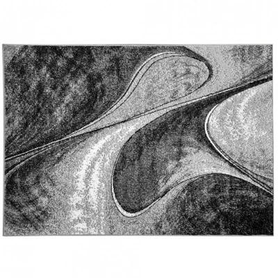 Abstrakter Stückteppich 120x170 cm LUKEN - grau