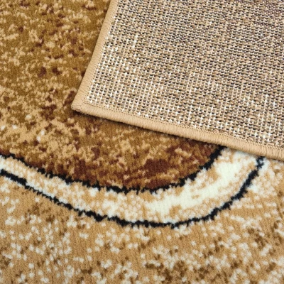 Abstrakter Teppich 300x400 cm LUKEN - beige