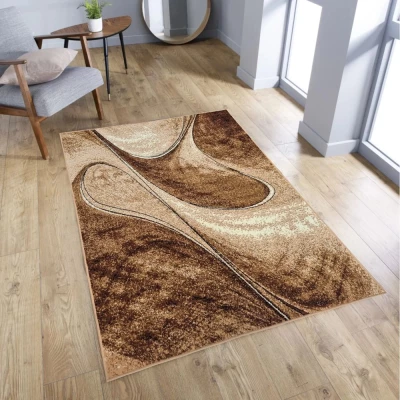 Abstrakter Teppich 250x350 cm LUKEN - beige