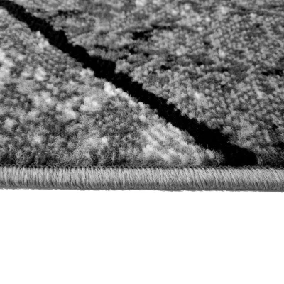 Geometrischer Stückteppich 70x130 cm LUKEN - grau