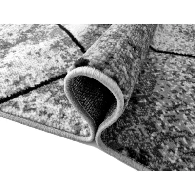 Geometrischer Stückteppich 70x130 cm LUKEN - grau