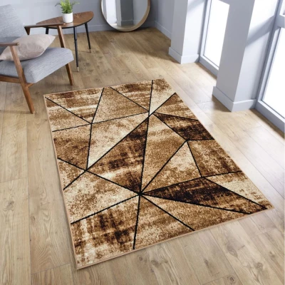 Geometrischer Stückteppich 200x300 cm LUKEN - beige