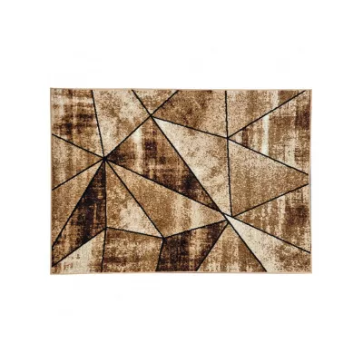 Geometrischer Stückteppich 180x250 cm LUKEN - beige