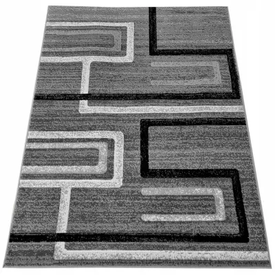 Rechteckiger Teppich 200x300 cm LUKEN - grau