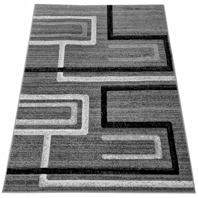Rechteckiger Teppich 180x250 cm LUKEN - grau