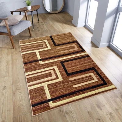 Rechteckiger Teppich 250x350 cm LUKEN - beige