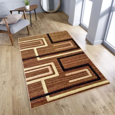 Rechteckiger Teppich 250x350 cm LUKEN - beige