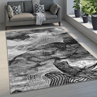 Moderner Teppich 300x400 cm LUKEN - grau