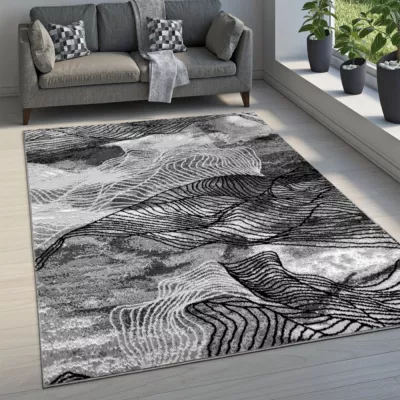 Moderner Teppich 300x400 cm LUKEN - grau