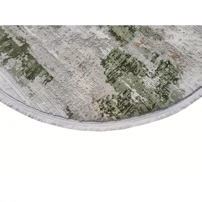Ovaler Teppich 160x220 cm STEFANO - grün / beige
