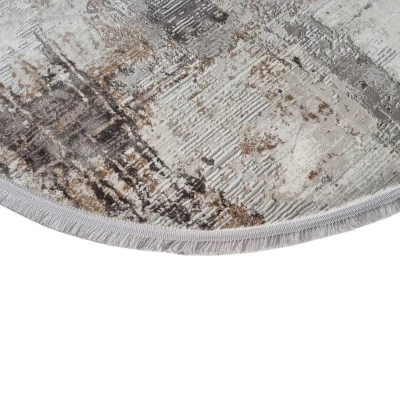 Ovaler Teppich 80x150 cm STEFANO - beige / gold
