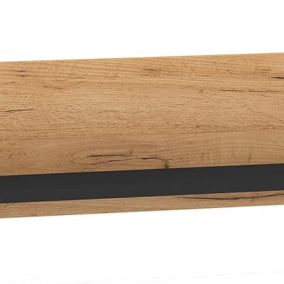 Hängeregal MING - Craft Eiche Gold/Schwarz
