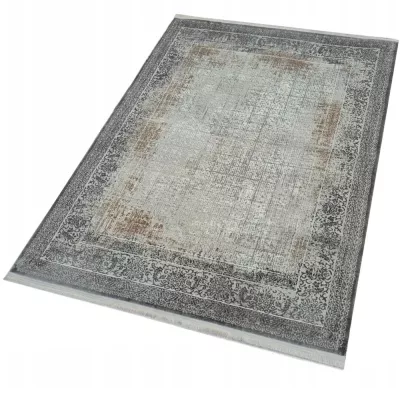 Teppich 140x190 cm STEFANO - beige / gold / schwarz