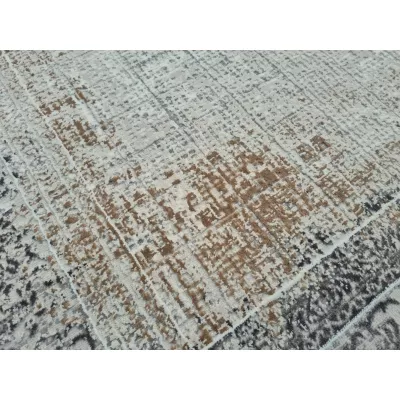 Teppich 140x190 cm STEFANO - beige / gold / schwarz