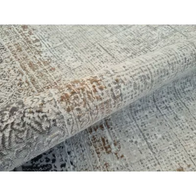 Teppich 140x190 cm STEFANO - beige / gold / schwarz