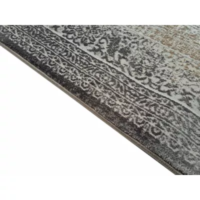 Teppich 140x190 cm STEFANO - beige / gold / schwarz