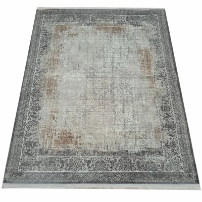 Teppich 140x190 cm STEFANO - beige / gold / schwarz