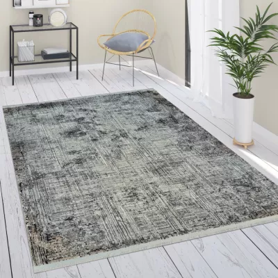 Teppich 160x220 cm STEFANO - grau / schwarz / beige