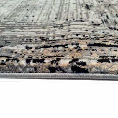 Teppich 160x220 cm STEFANO - grau / schwarz / beige