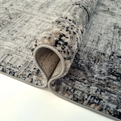 Teppich 160x220 cm STEFANO - grau / schwarz / beige