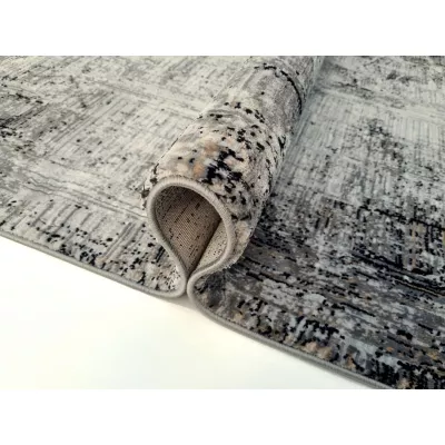 Teppich 160x220 cm STEFANO - grau / schwarz / beige