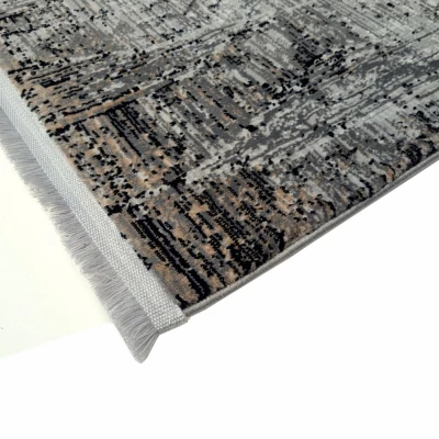 Teppich 160x220 cm STEFANO - grau / schwarz / beige