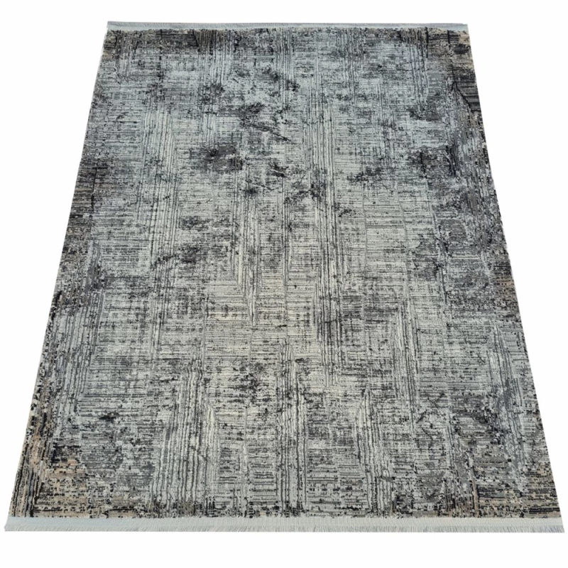 Teppich 160x220 cm STEFANO - grau / schwarz / beige